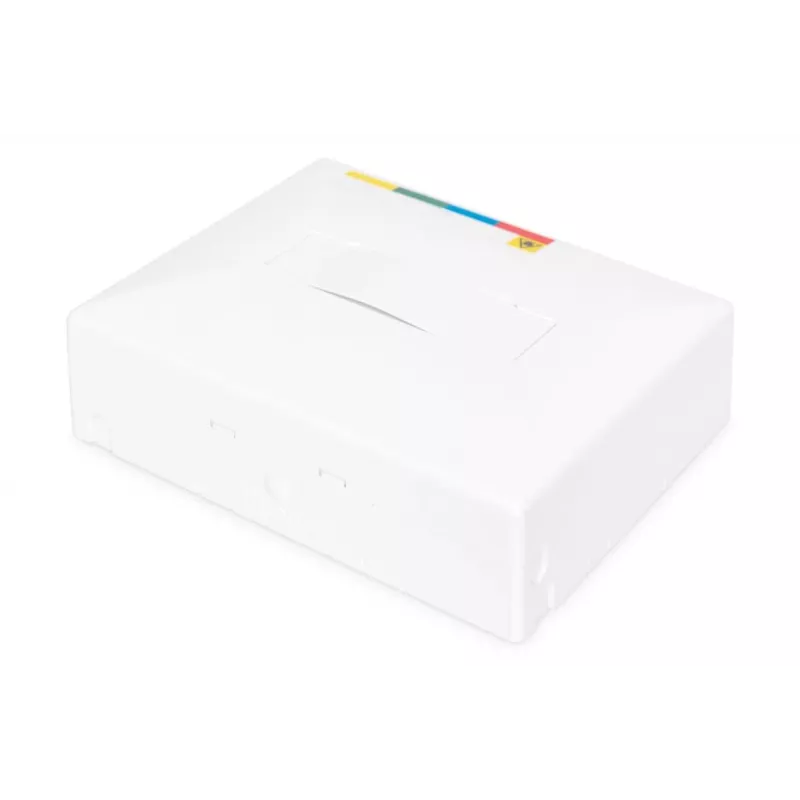 DIGITUS FTTH korpuss ar 4x SC (APC) SX adaptera virsmu un DIN-sliedes stiprinājumu