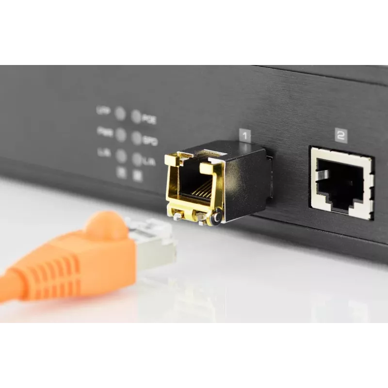 DIGITUS Mini GBIC Copper SFP modulis 10G 100m atbalsta 10G 5G 2.5G 1G Base-T