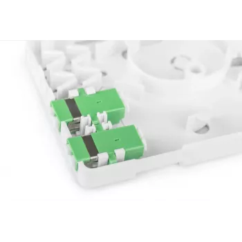 DIGITUS FTTH korpuss, ar 2x LC(APC) DX adapteri Virsmas montāža