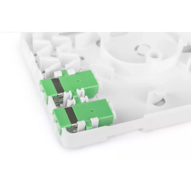DIGITUS FTTH korpuss, ar 2x LC(APC) DX adapteri Virsmas montāža