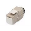 DIGITUS CAT6a Keystone ligzda - ekranēta, bezinstrumentu savienojums - inteliģents kabeļa pārvaldnieks - 24 gab.