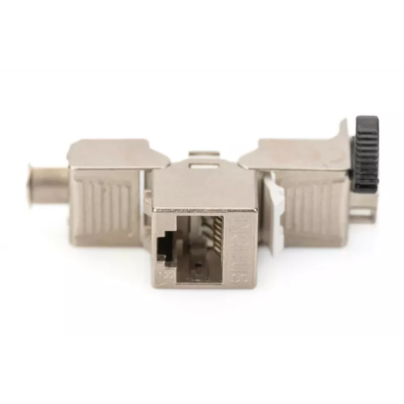 DIGITUS CAT6a Keystone ligzda - ekranēta, bezinstrumentu savienojums - inteliģents kabeļa pārvaldnieks - 24 gab.