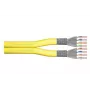 DIGITUS instalācijas kabelis - CAT 7A - S/FTP - AWG 22/1 Duplex - 500m - dzeltens - Dca-s1a d1 a1