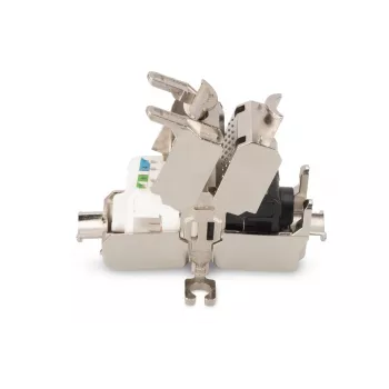 DIGITUS lauka terminācijas savienotājs CAT6A, 500 MHz AWG 22-26, pilnībā ekranēts keystone dizains, 26x35x80 mm