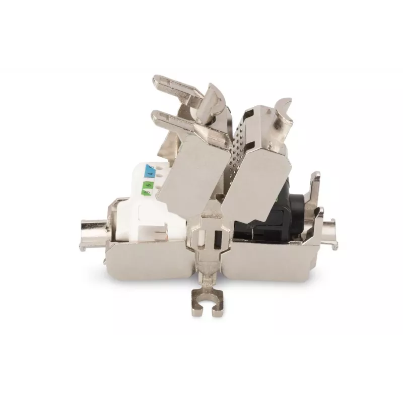 DIGITUS lauka terminācijas savienotājs CAT6A, 500 MHz AWG 22-26, pilnībā ekranēts keystone dizains, 26x35x80 mm