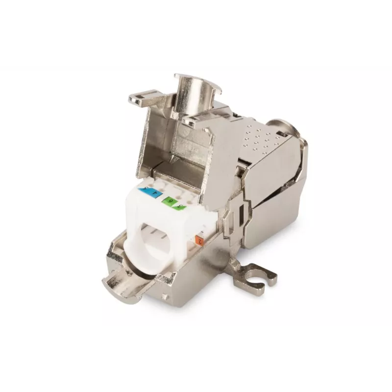 DIGITUS lauka terminācijas savienotājs CAT6A, 500 MHz AWG 22-26, pilnībā ekranēts keystone dizains, 26x35x80 mm