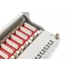 DIGITUS CAT6A sadales panelis, ekranēts, 12 portu marķējuma lauks, 1U, 10 collu stiprinājums, pelēks RAL 7035