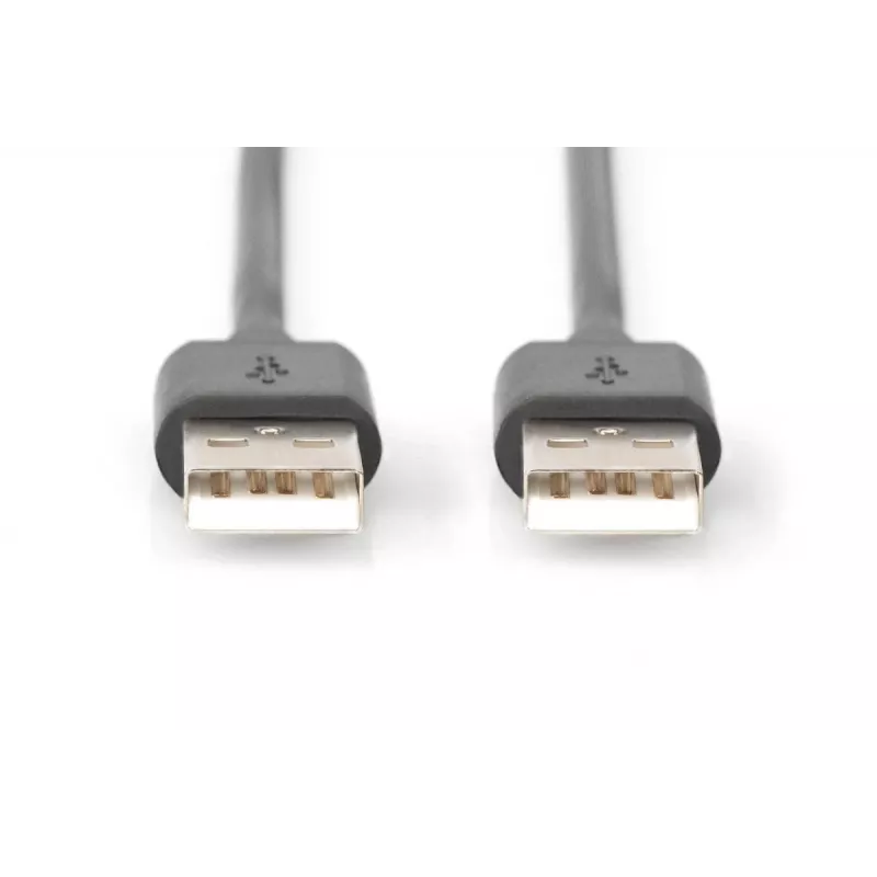 DIGITUS USB 2.0 savienojuma kabelis A 1m USB 2.0 atbilstošs