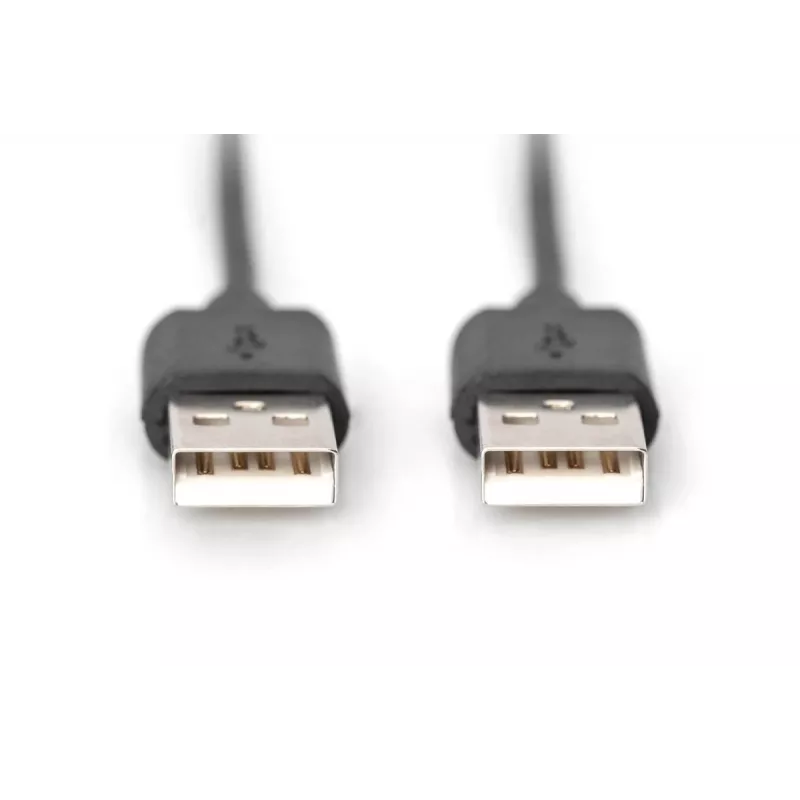 DIGITUS USB savienojuma kabelis, A tipa, vīr./vīr., 1,8 m, USB 2.0 saderīgs