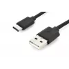DIGITUS ASSMANN USB Type-C savienojuma kabelis, tips C uz A vīr./vīr., 2m 3A, 480MB, 2.0 versija, melns