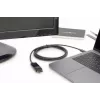 DIGITUS USB Type-C adaptera kabelis, Type-C uz DP M/M, 2 m, 4K/60 Hz, 32,4 Gbit/s, CE, melns