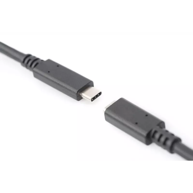 DIGITUS USB Type-C pagarinātāja kabelis, C tipa M/F, 2m, pilnfunkciju, Gen2, 3A, 10GB, versija 3.1, CE