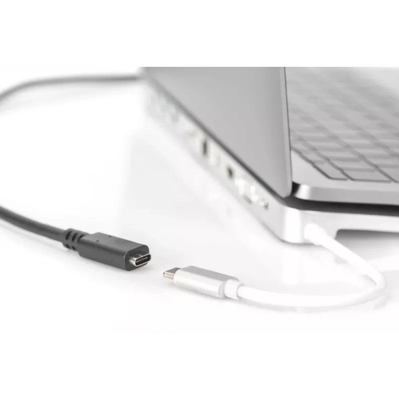 DIGITUS USB Type-C pagarinātāja kabelis, C tipa M/F, 2m, pilnfunkciju, Gen2, 3A, 10GB, versija 3.1, CE