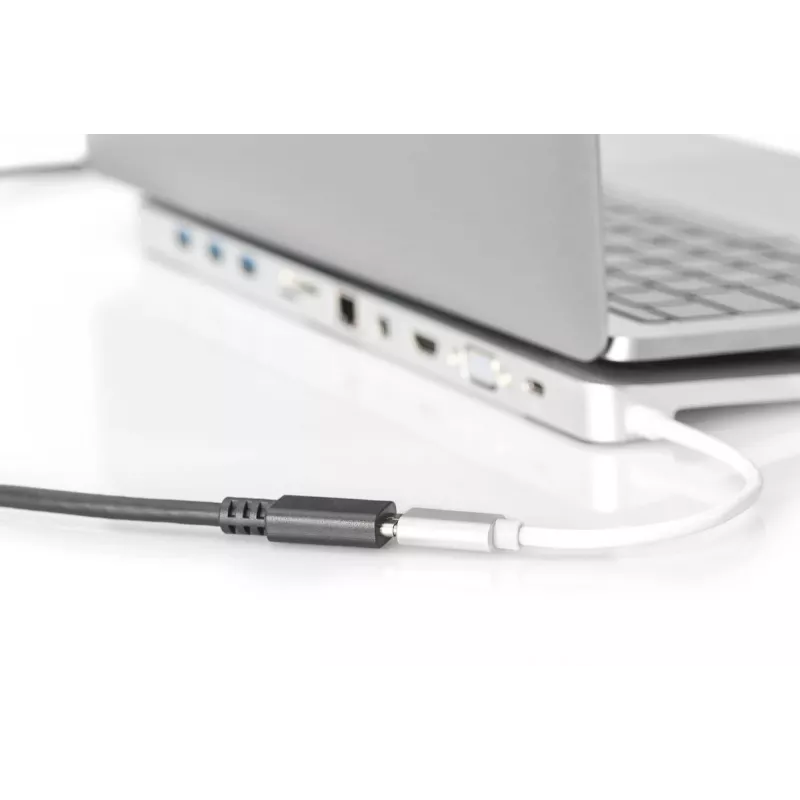 DIGITUS USB Type-C pagarinātāja kabelis, C tipa M/F, 2m, pilnfunkciju, Gen2, 3A, 10GB, versija 3.1, CE