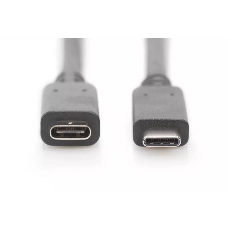 DIGITUS USB Type-C pagarinātāja kabelis, C tipa M/F, 2m, pilnfunkciju, Gen2, 3A, 10GB, versija 3.1, CE