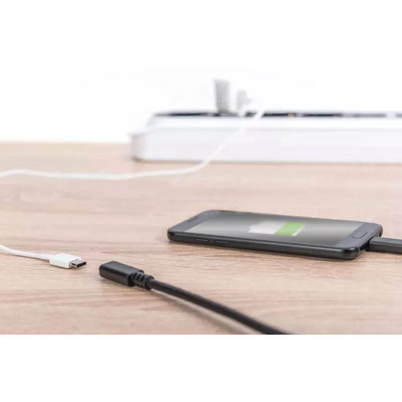 DIGITUS USB Type-C pagarinātāja kabelis, C tipa M/F, 2m, pilnfunkciju, Gen2, 3A, 10GB, versija 3.1, CE