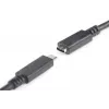 DIGITUS USB Type-C pagarinātāja kabelis, C tipa M/F, 2m, pilnfunkciju, Gen2, 3A, 10GB, versija 3.1, CE