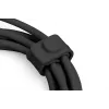 DIGITUS USB silikona uzlādes kabelis USB-A - Lightning USB 2.0 12W - 1m melns