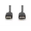 DIGITUS HDMI Premium High Speed savienojuma kabelis, A tipa vīr./vīr., 3 m, ar Ethernet, Ultra HD 60p, melns