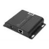 DIGITUS 4K HDMI paplašinātāja uztvērēja bloks IP/CAT 5, 6 (120 m), barots caur PoE