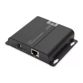 DIGITUS 4K HDMI paplašinātāja uztvērēja bloks IP/CAT 5, 6 (120 m), barots caur PoE