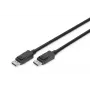 DIGITUS DisplayPort savienojuma kabelis, DP M/M, 5 m ar fiksatoru, Ultra HD 8K, vers. 1.3/1.4, melns
