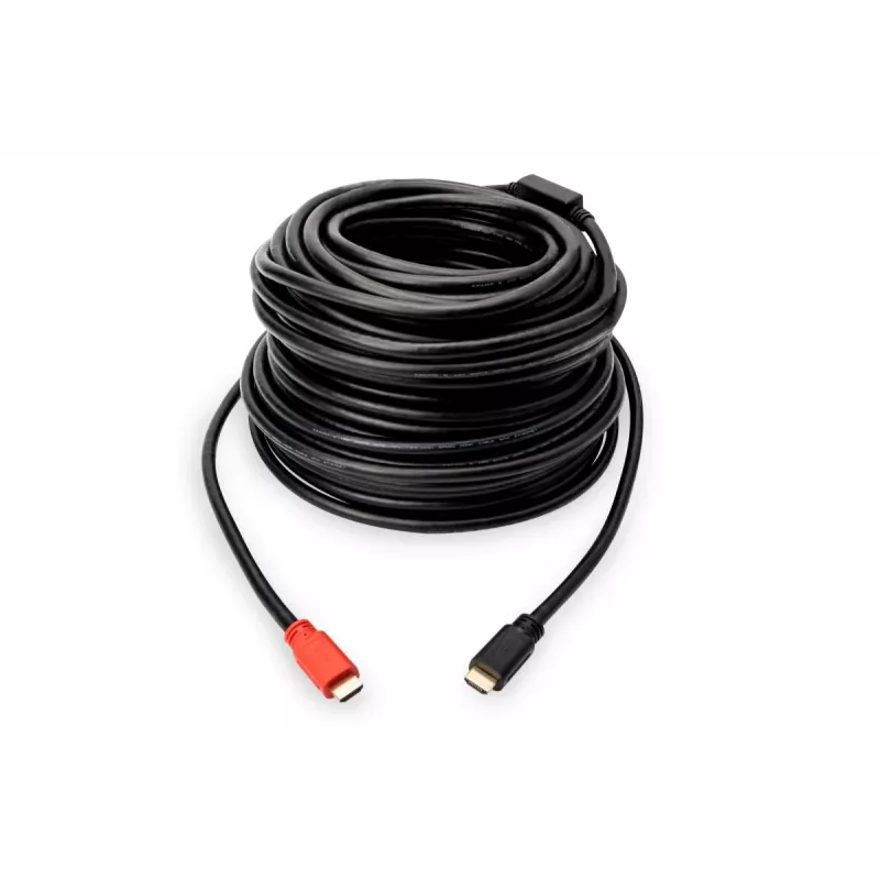 DIGITUS HDMI kabelis 10m Ultra HD 24p ar signāla pastiprinātāju