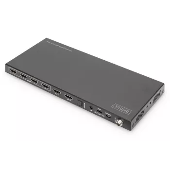 DIGITUS 4x 2 HDMI matricas slēdzis 4K/60Hz mērogošana EDID ARC HDCP 2.2 18 Gbps