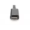Digitus 4K HDMI adapteris, HDMI uz DisplayPort, 0.2 m, HDMI Type A, USB