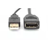 Digitus 4K HDMI adapteris, HDMI uz DisplayPort, 0.2 m, HDMI Type A, USB