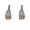 DIGITUS 4K - HDMI AOC hibrīda optiskās šķiedras kabelis ar 30 m noņemamu spraudni