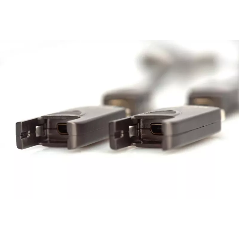 DIGITUS 4K - HDMI AOC hibrīda optiskās šķiedras kabelis ar 30 m noņemamu spraudni