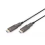 Digitus 4K HDMI AOC hibrīda optiskais kabelis 10 m, vīr. pret vīr., 18 Gbit/s