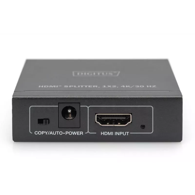 DIGITUS 4K HDMI sadalītājs. 1x 2 4K/30 Hz. melns
