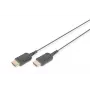 DIGITUS HDMI ātrgaitas savienojuma kabelis, A tips, HighFlex M/M, 2,0 m, 4K Ultra HD@30Hz, aktīvs, CE, zelts melns