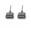 DIGITUS HDMI ātrgaitas savienojuma kabelis, A tips, HighFlex M/M, 2,0 m, 4K Ultra HD@30Hz, aktīvs, CE, zelts melns