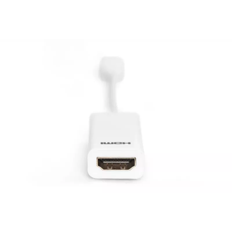 DIGITUS ASSMANN DisplayPort adaptera kabelis, mini DP - HDMI tipa A V/S, 15 cm DP 1.1a saderīgs, CE balts