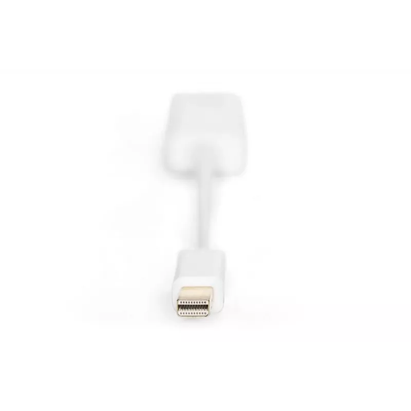 DIGITUS ASSMANN DisplayPort adaptera kabelis, mini DP - HDMI tipa A V/S, 15 cm DP 1.1a saderīgs, CE balts