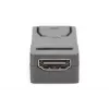 DIGITUS DisplayPort adapteris, DP - HDMI A tipa V/S, ar fiksatoru, DP 1.1a, Full HD, CE melns