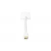 DIGITUS ASSMANN DisplayPort adaptera kabelis, mini DP - HDMI tipa A vīr./sievi., 20 cm, HDMI Ver. 2.0, aktīvs, CE, zeltains, balts
