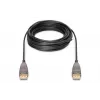 DIGITUS DisplayPort AOC hibrīda optiskās šķiedras savienojuma kabelis M/M UHD 8K@60Hz, CE, melns 10m