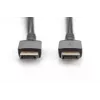 DIGITUS PREMIUM DP1.4 KABELIS DP uz DP 8K/60Hz, 1m, Alumīnija korpuss, Zelta pārklājums, Atbalsta 8K/60HZ