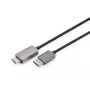 DIGITUS DP uz HDMI adaptera kabelis 8K@60Hz. Alumīnija korpuss melns 2 m