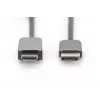 DIGITUS DP uz HDMI adaptera kabelis 8K@60Hz. Alumīnija korpuss melns 2 m