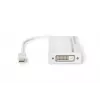 DIGITUS MiniDP uz DP HDMI+DVI adapteris 20cm DP 1.1a saderīgs balts