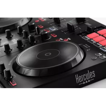 Hercules INPULSE 300 MK2 vinila skreperis Melns, Sarkans