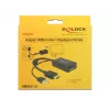 DELOCK HDMI adapteris Delock A -> DisplayPort St/Bu +USB barošana 4K