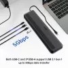 Acer 13-in-1 Type-C Minidock Wired USB 3.2 Gen 1 Melns