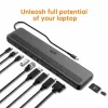 Acer 13-in-1 Type-C Minidock Wired USB 3.2 Gen 1 Melns