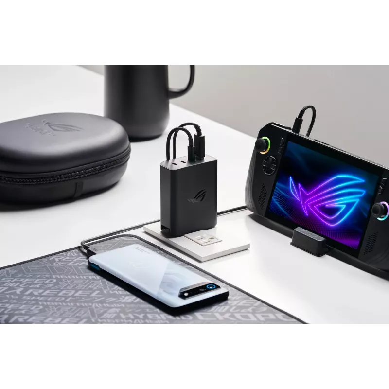 ASUS ROG 140W USB-C GaN Universal Melns AC Fast charging Indoor
